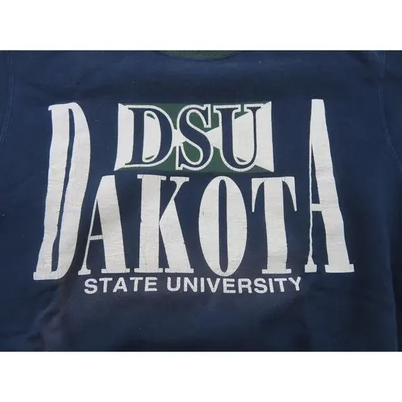 Champion Dakota State University DSU Blue Sweatshirt Sz 2XL - Picture 3 of 5